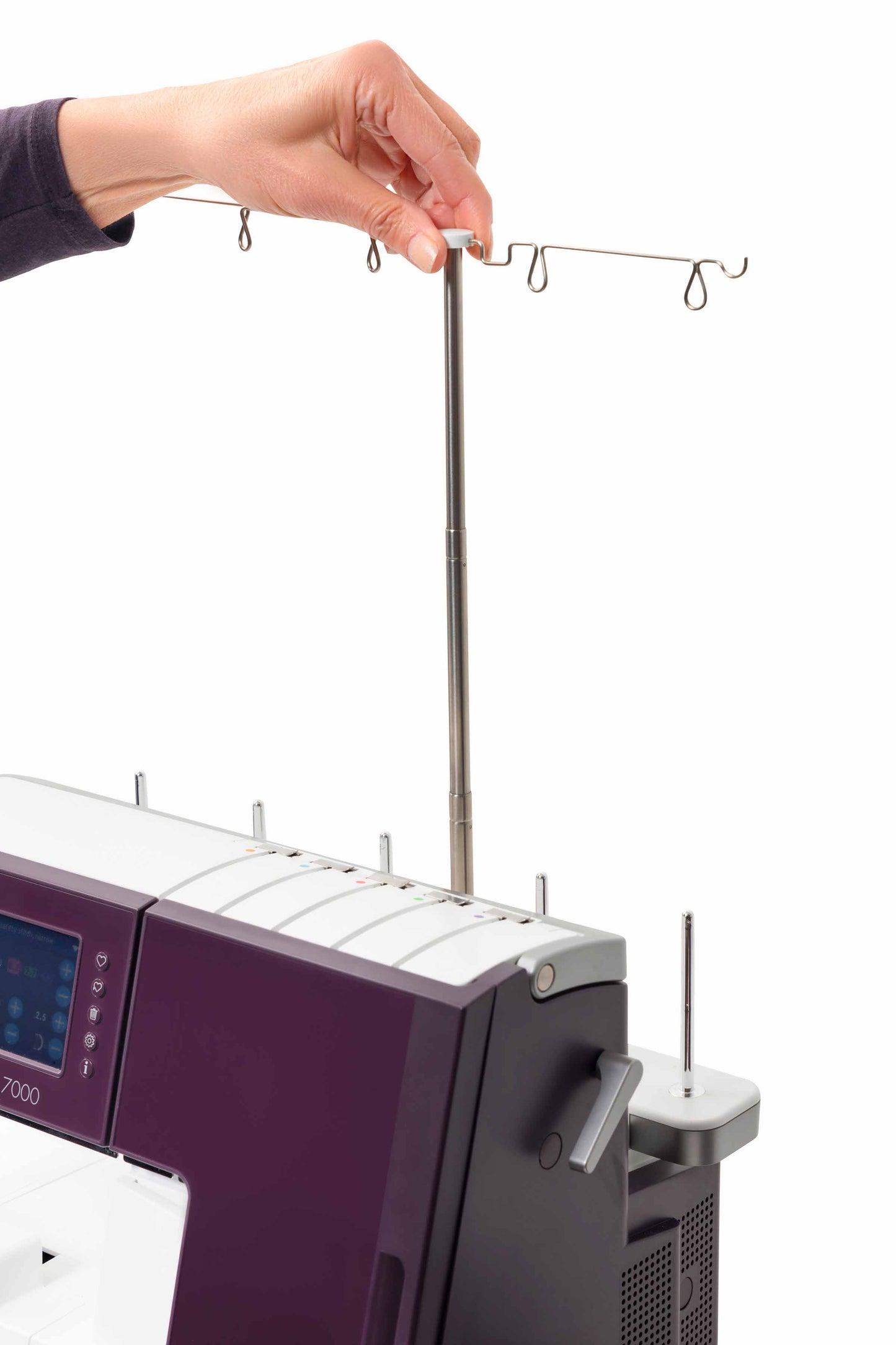 PFAFF admire air 7000 Purple Coverlock Machine