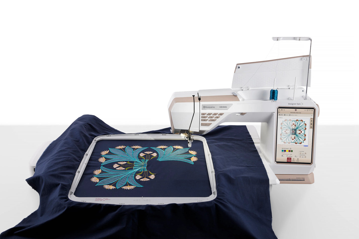 HUSQVARNA VIKING DESIGNER EPIC 3 Sewing & Embroidery Machine Starlight Bronze