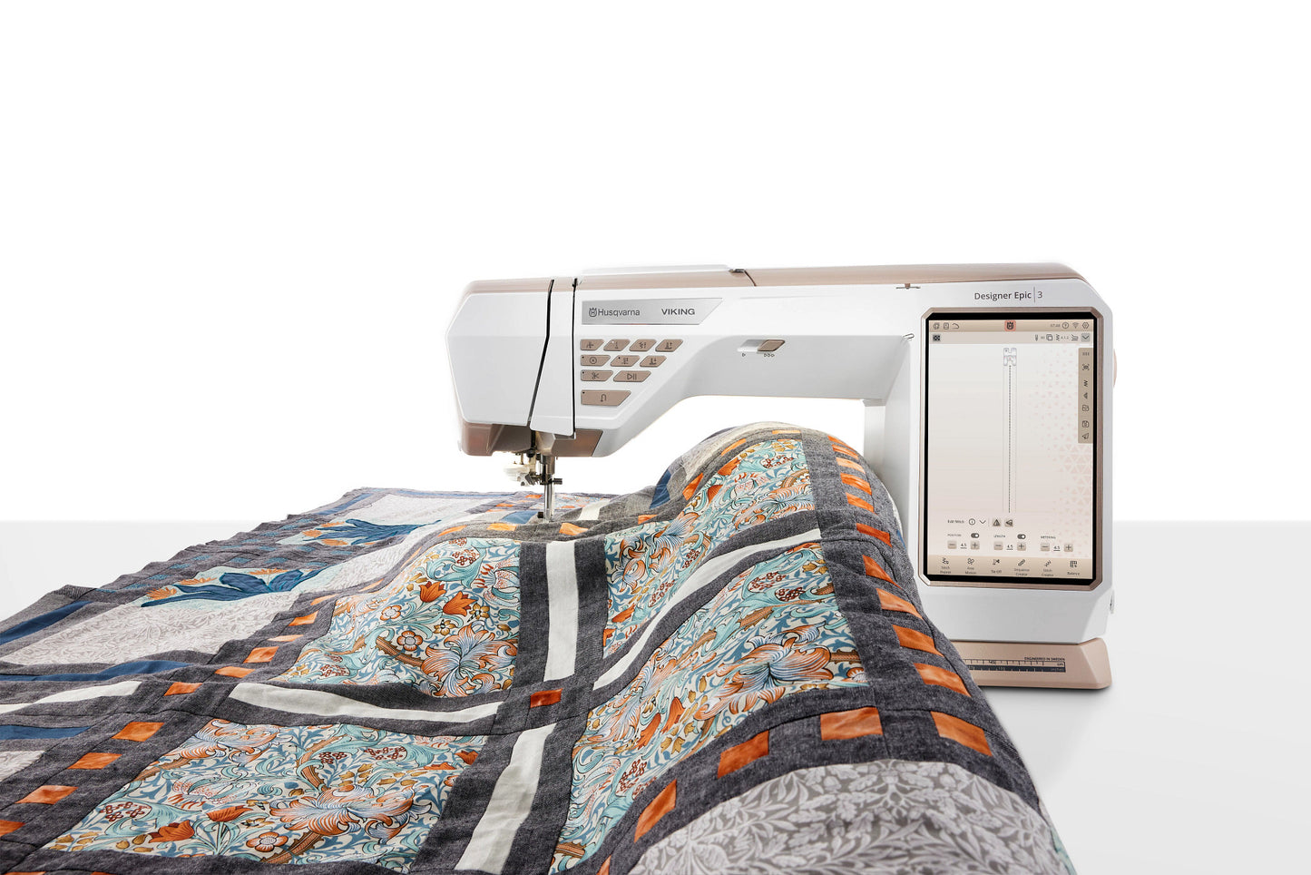 HUSQVARNA VIKING DESIGNER EPIC 3 Sewing & Embroidery Machine Starlight Bronze