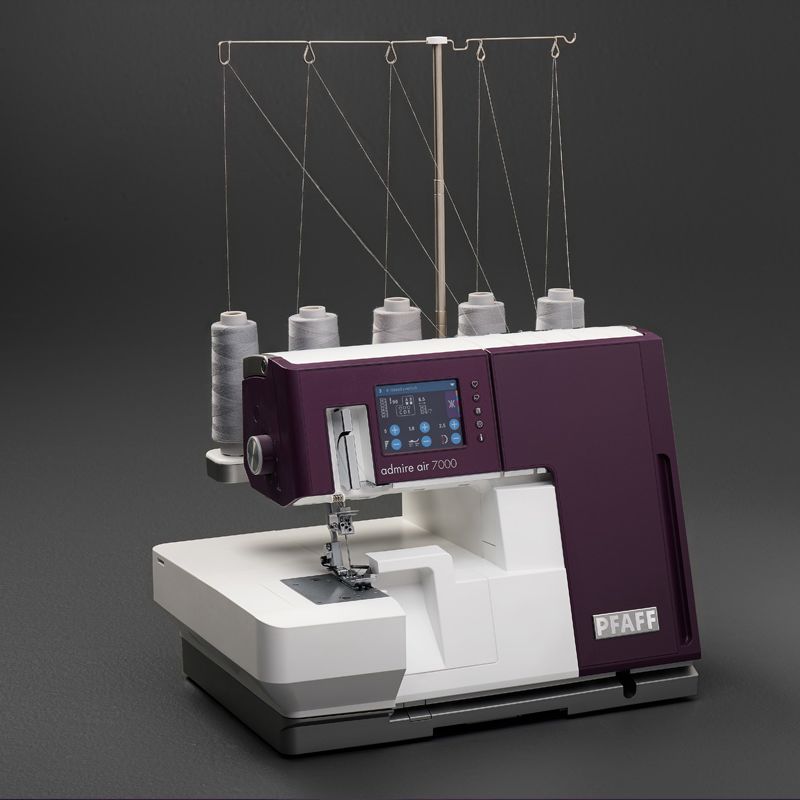 PFAFF admire air 7000 Purple Coverlock Machine