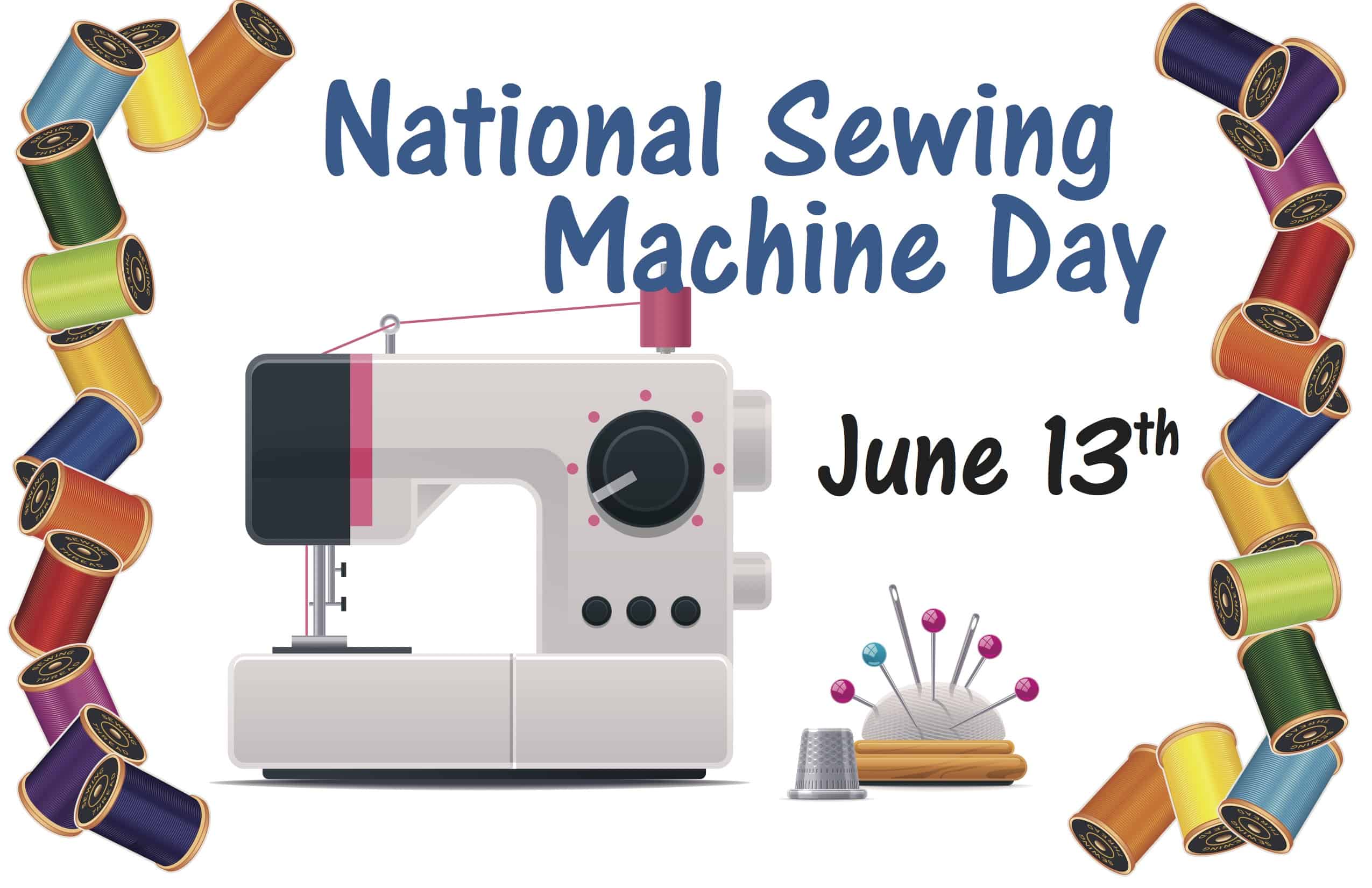 National Sewing Machine Day Heirloom Creations