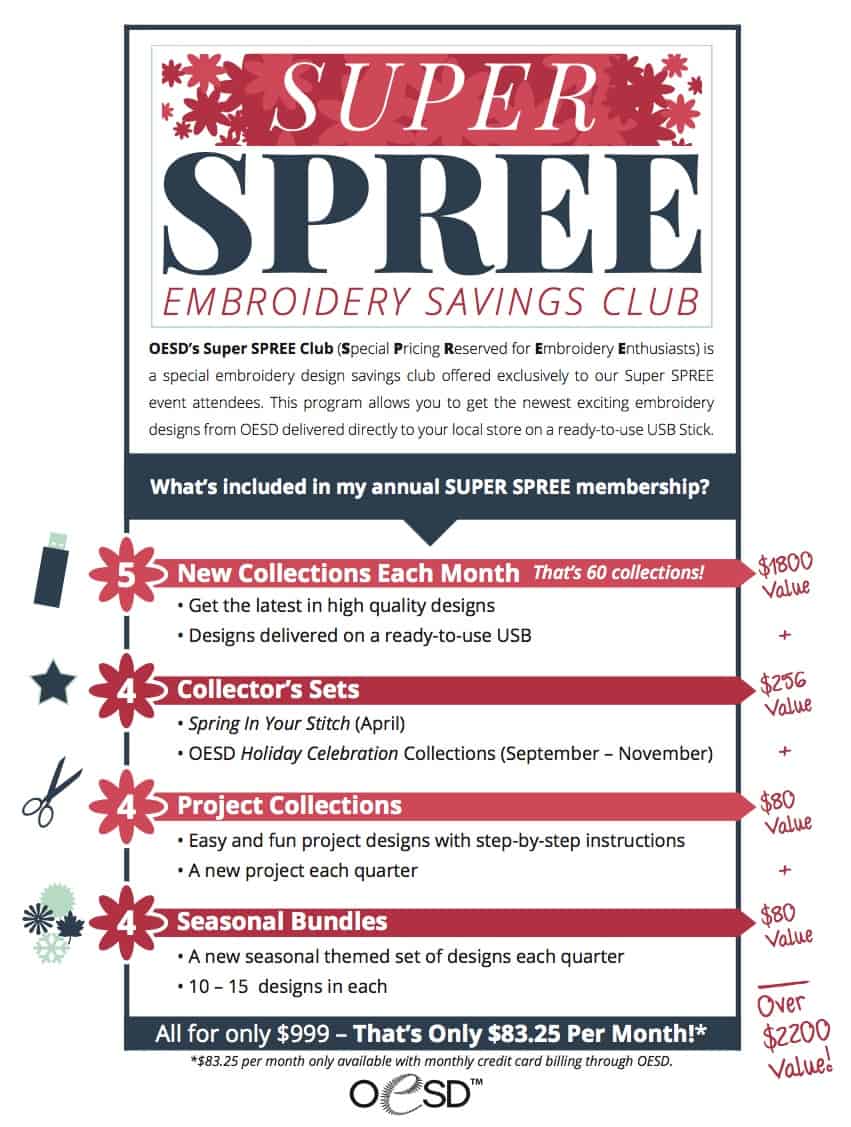 OESD Spree Club Heirloom Creations